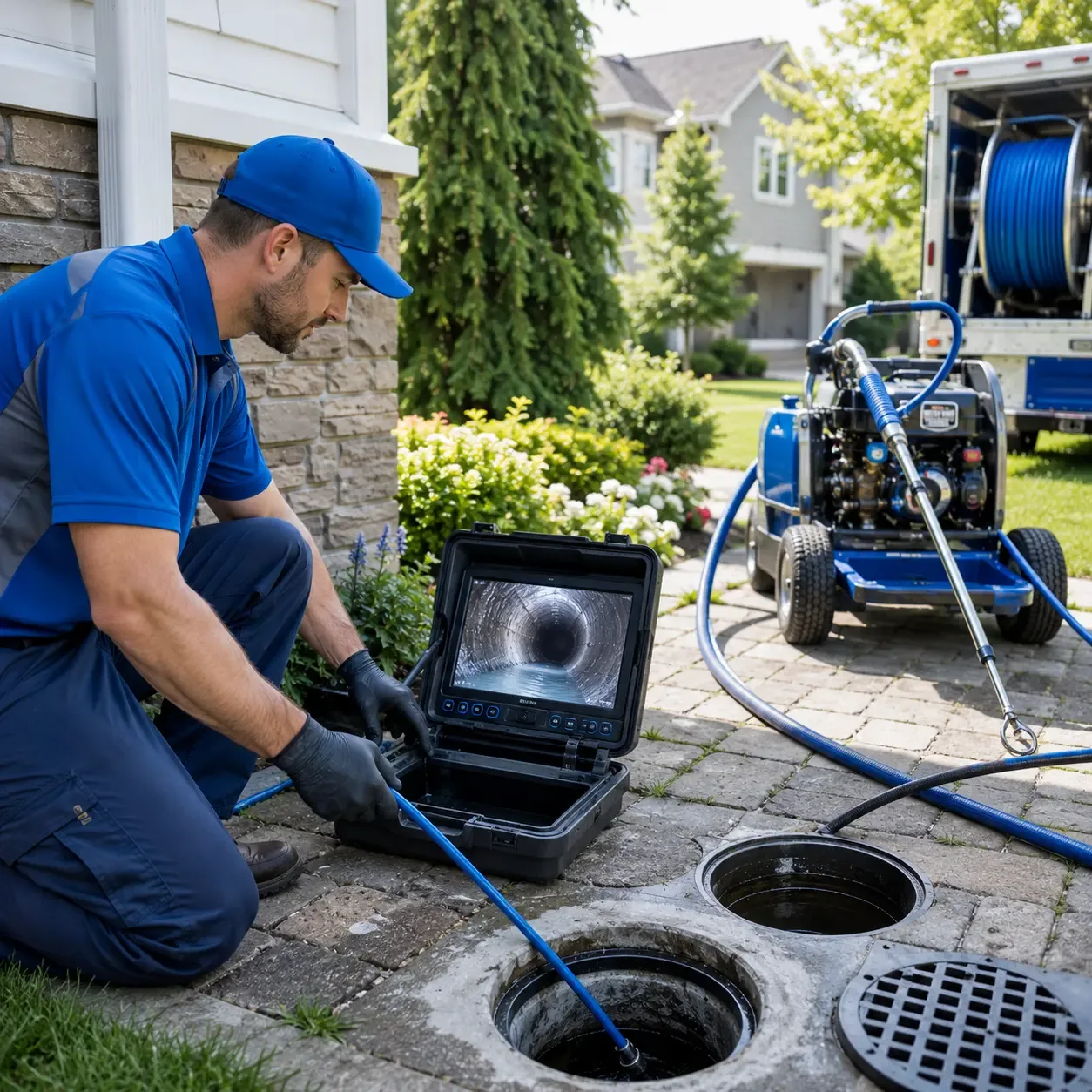 Outdoor drain cleaning professionals serving Floris, IA