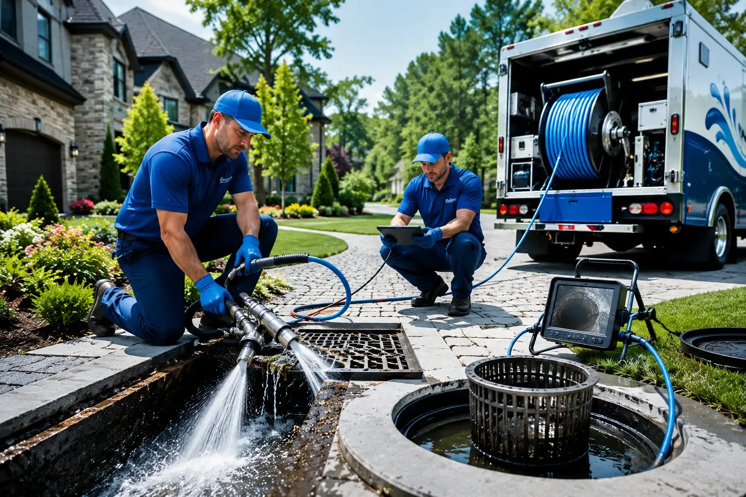 Local outdoor drain cleaning professionals in Floris, IA